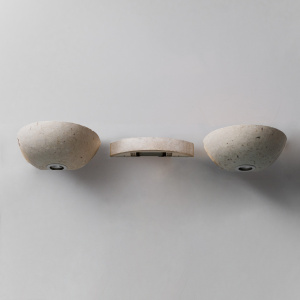 Vintage 90s Targetti stone wall light