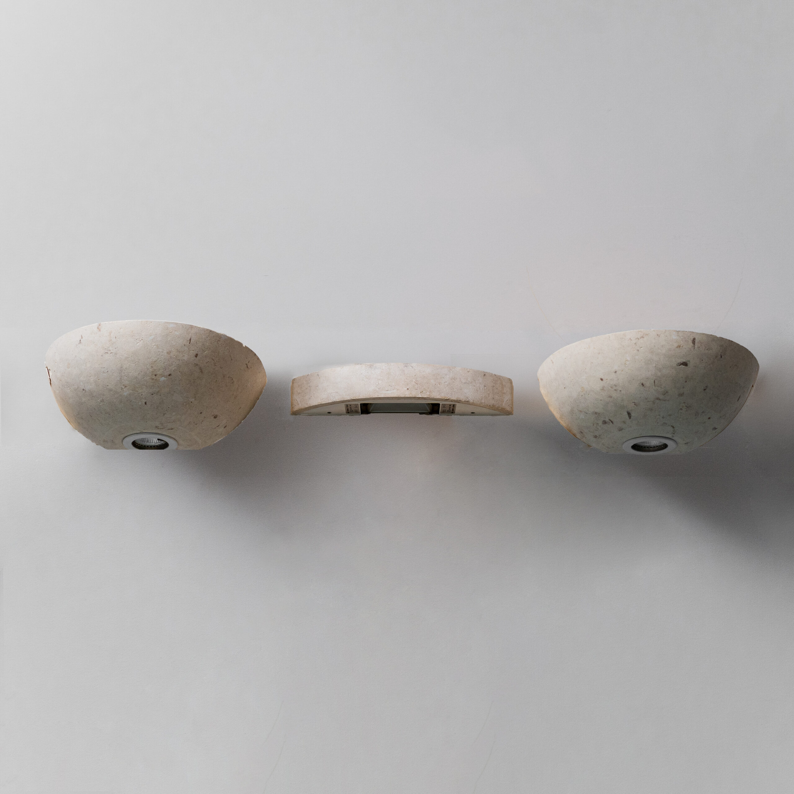 Vintage 90s Targetti stone wall light