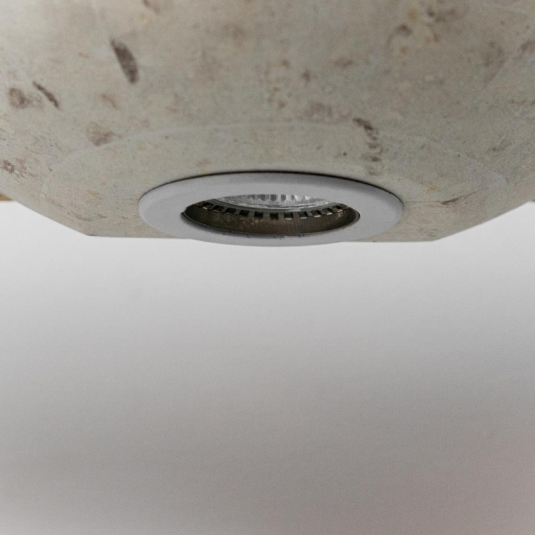 Vintage 90s Targetti stone wall light - Image 4