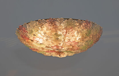 Barovier & Toso Mid-century Modern Murano Glass Flower Basket Ceiling Light, 50s - Image 6
