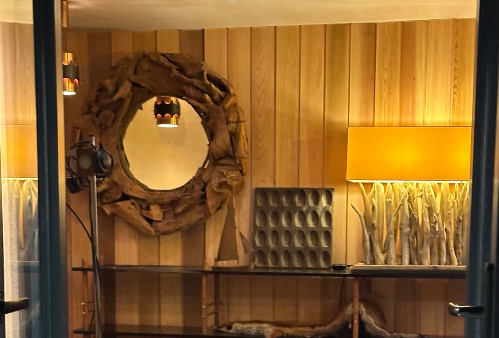 Vintage Driftwood Rustic Wall Mirror