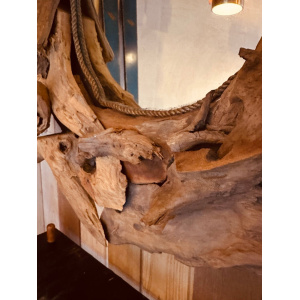 Vintage Driftwood Rustic Wall Mirror