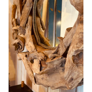 Vintage Driftwood Rustic Wall Mirror
