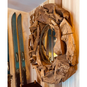 Vintage Driftwood Rustic Wall Mirror