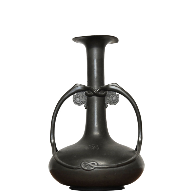 Tudric Pewter Twin Handled Vase By Archibald Knox For Liberty And Co, 1905