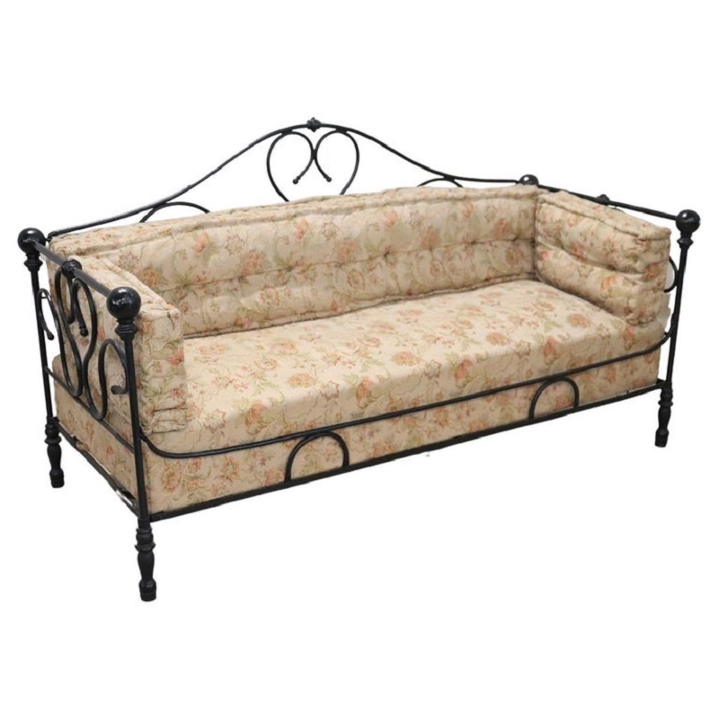 Antique iron sofa, late 19th century