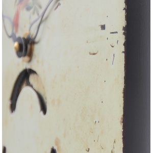 Grandfather/longcase iron clock dial. Late 18th century. Original. C.1770-1800