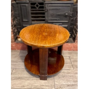 Mid century Art Deco Coffee table with double tray from the 1950s
