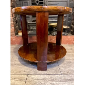 Mid century Art Deco Coffee table with double tray from the 1950s