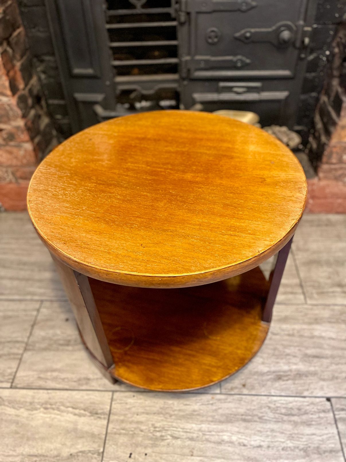 Mid century Art Deco Coffee table with double tray from the 1950s