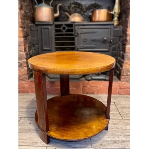 Mid century Art Deco Coffee table with double tray from the 1950s