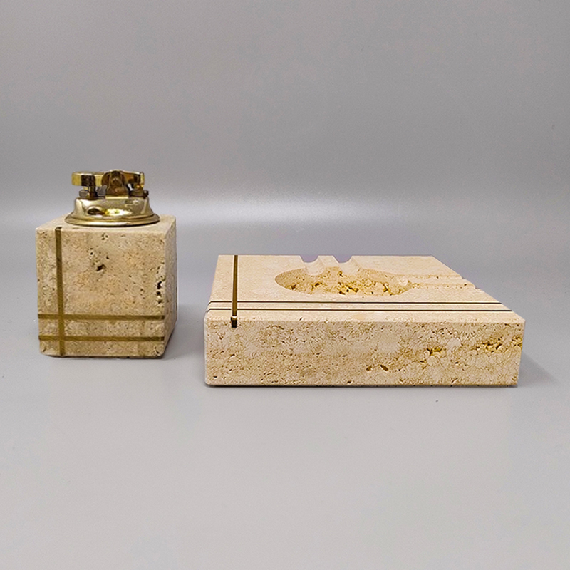 1970s Enzo Mari for F.lli Mannelli Smoking Set. Made in Italy
