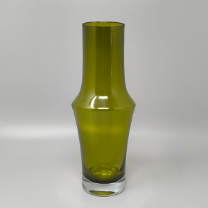 1970s Green Vase #1376 by Tamara Aladin Vase for Riihimaki/Riihimaen Lasi Oy