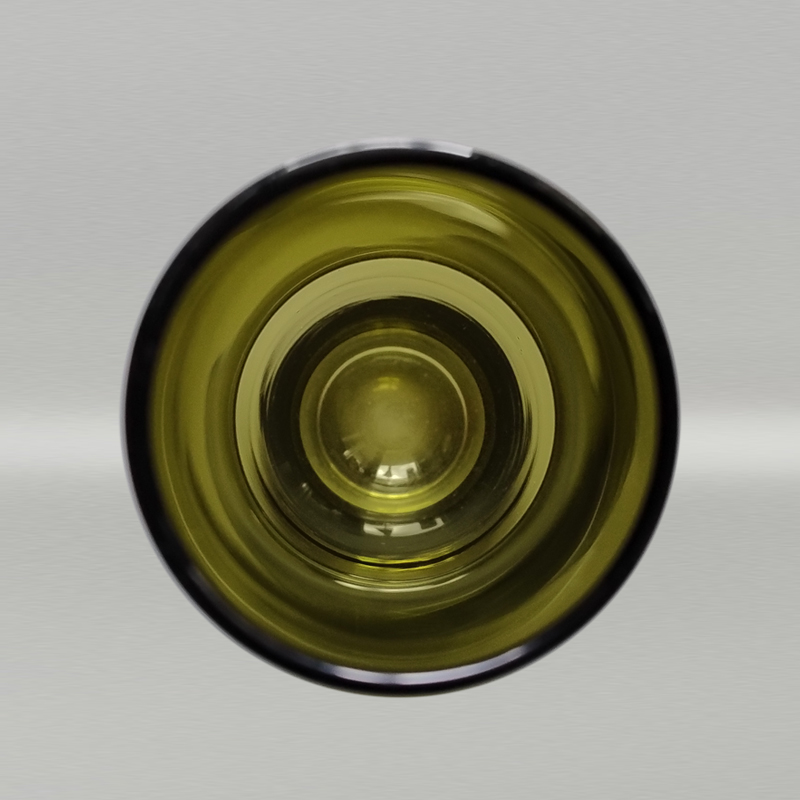 1970s Green Vase #1376 by Tamara Aladin Vase for Riihimaki/Riihimaen Lasi Oy