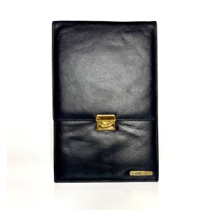 1970s Sergio Rossi Travel Passport Wallet Clutch Organizer