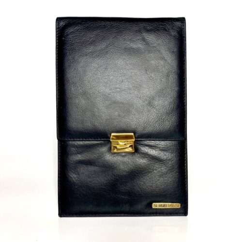 1970s Sergio Rossi Travel Passport Wallet Clutch Organizer