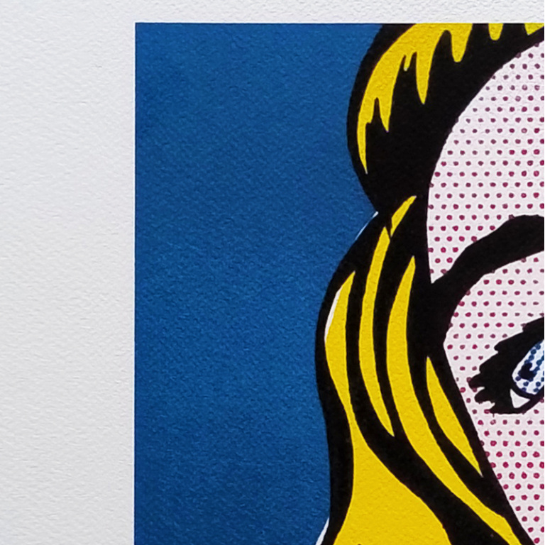 1980s Original Stunning Roy Lichtenstein "Smile Girl" Limited Edition Lithograph - Image 3