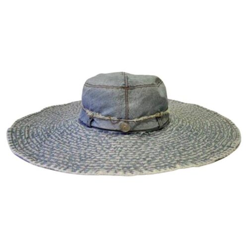 2000s Christian Dior Denim Sun Hat