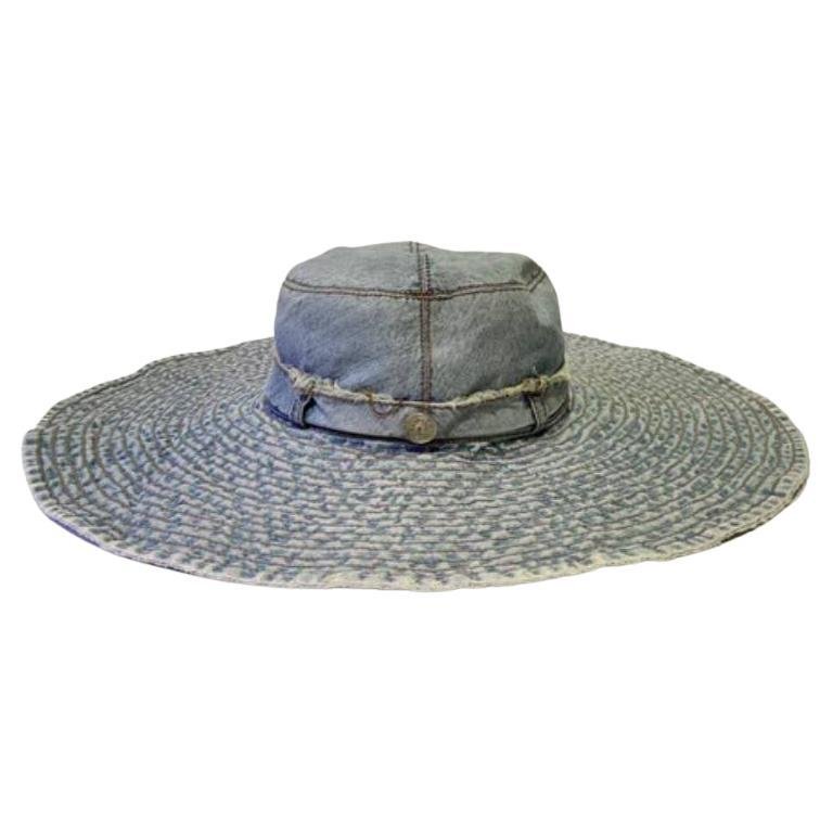2000s Christian Dior Denim Sun Hat