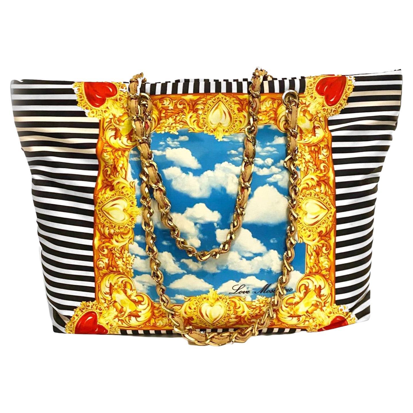 2000s Moschino Novelty Nylon Shoulder bag