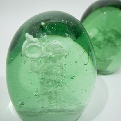 Two Green Victorian Dump Paperweights - Image 8