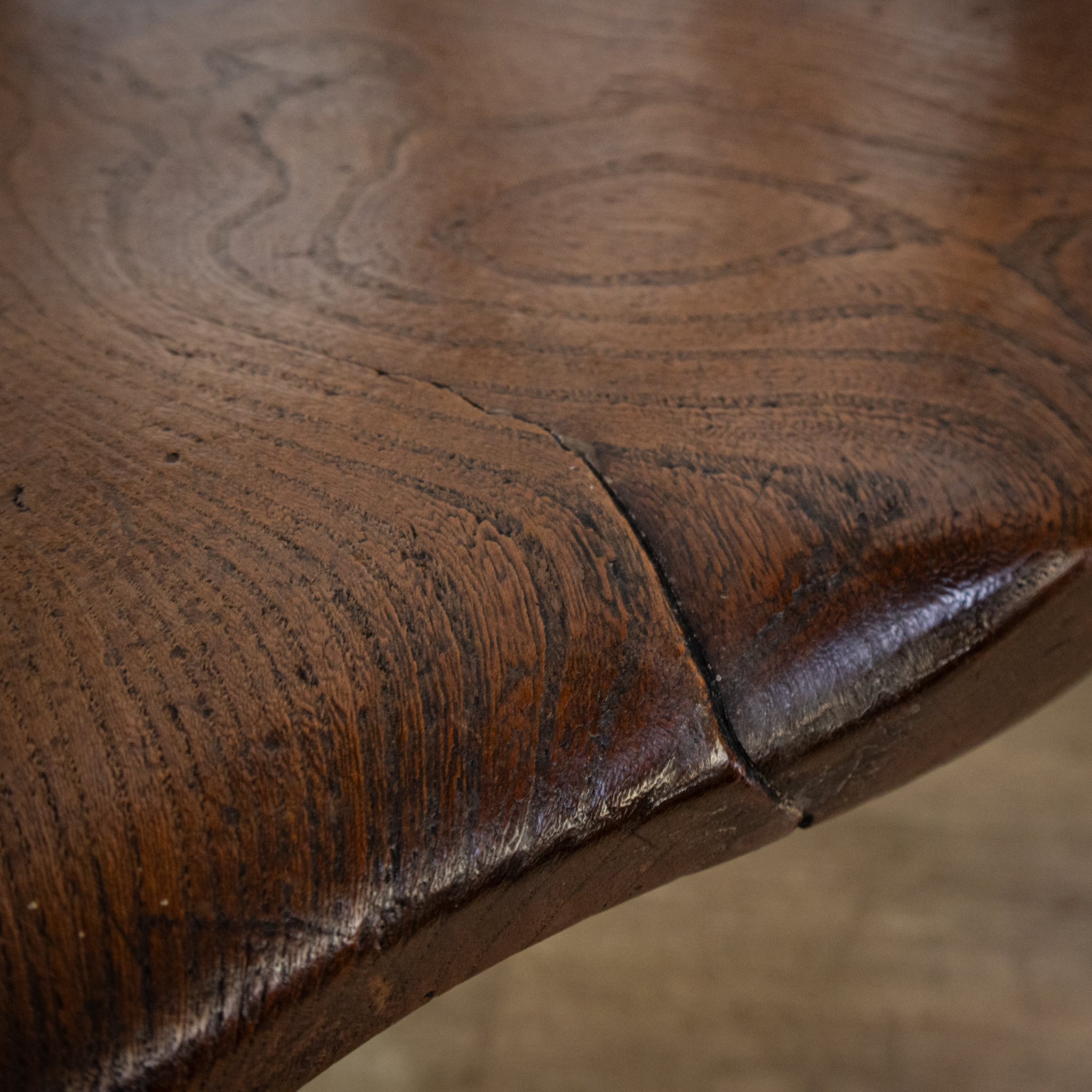 19th Century Yew High Back Windsor Chair