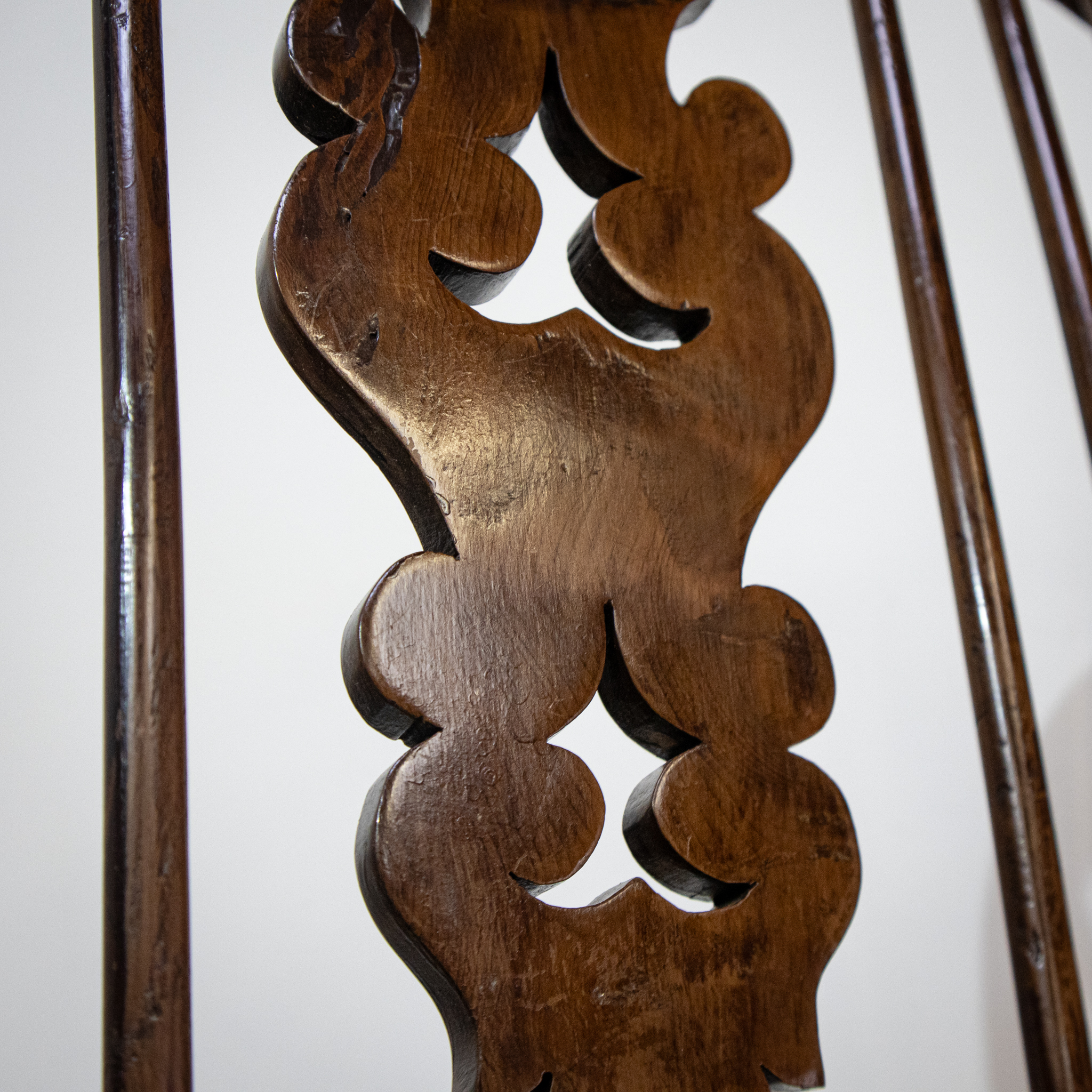 19th Century Yew High Back Windsor Chair