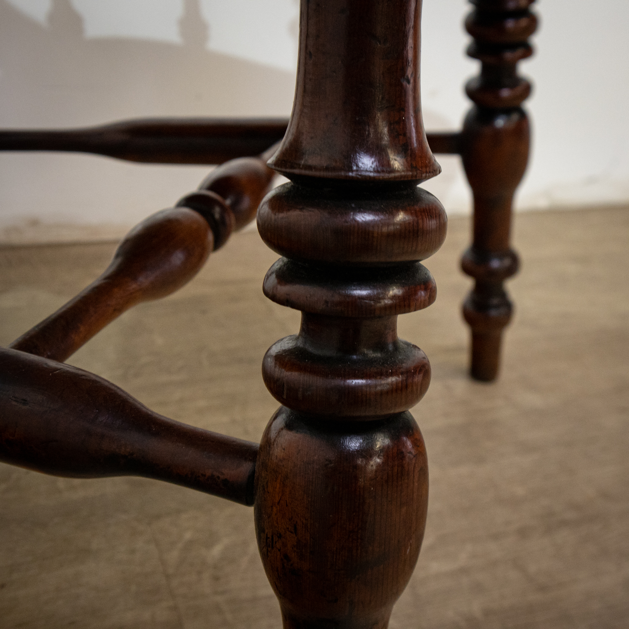 19th Century Yew High Back Windsor Chair