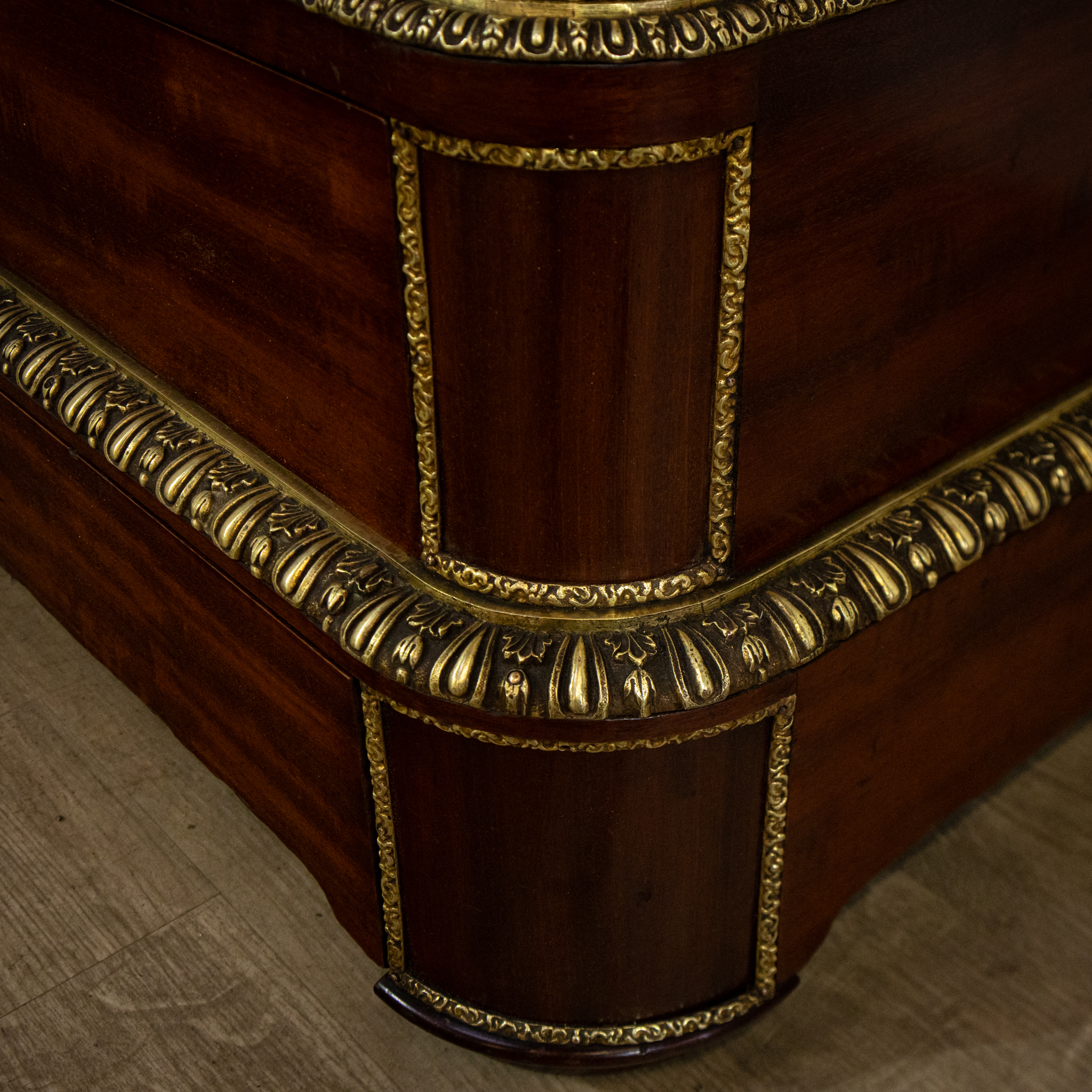 French Napoleon III Glazed Ormolu Bookcase