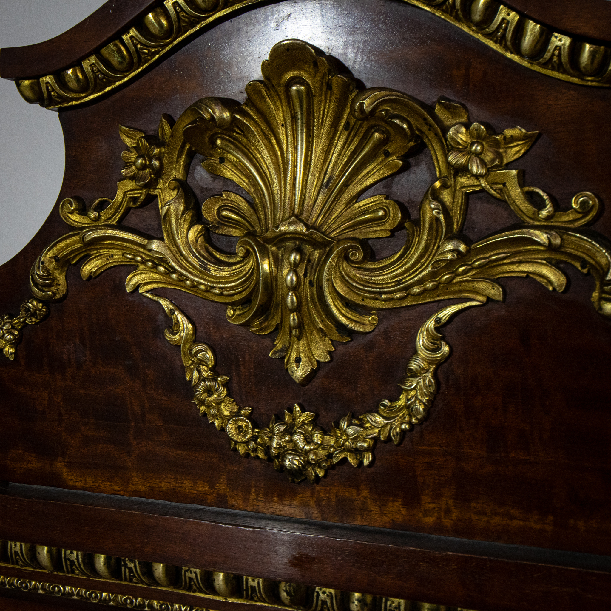 French Napoleon III Glazed Ormolu Bookcase