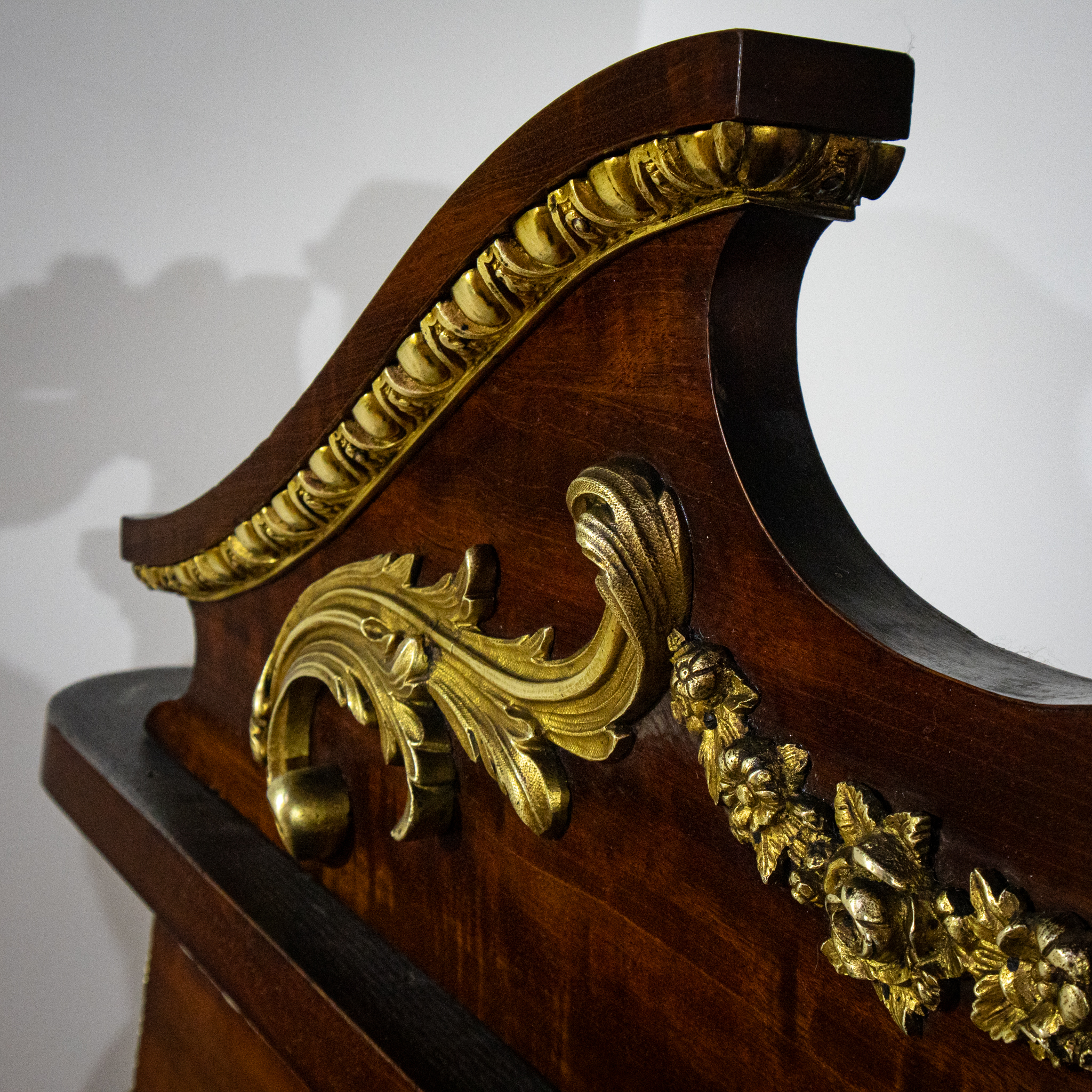 French Napoleon III Glazed Ormolu Bookcase