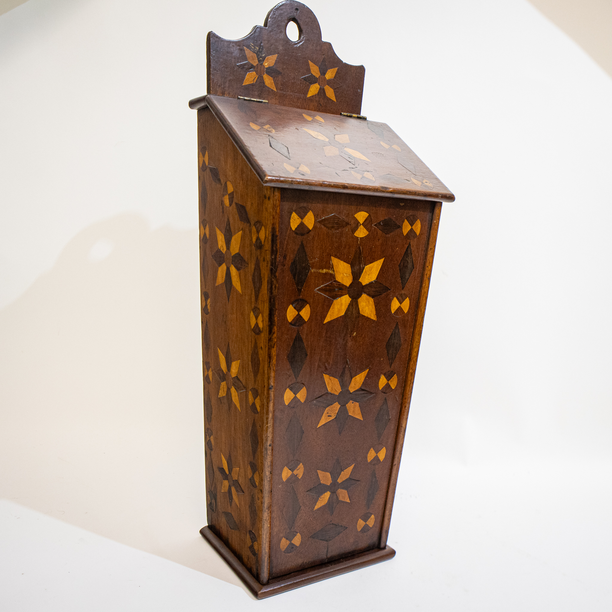 Georgian Marquetry Wall Hanging Box