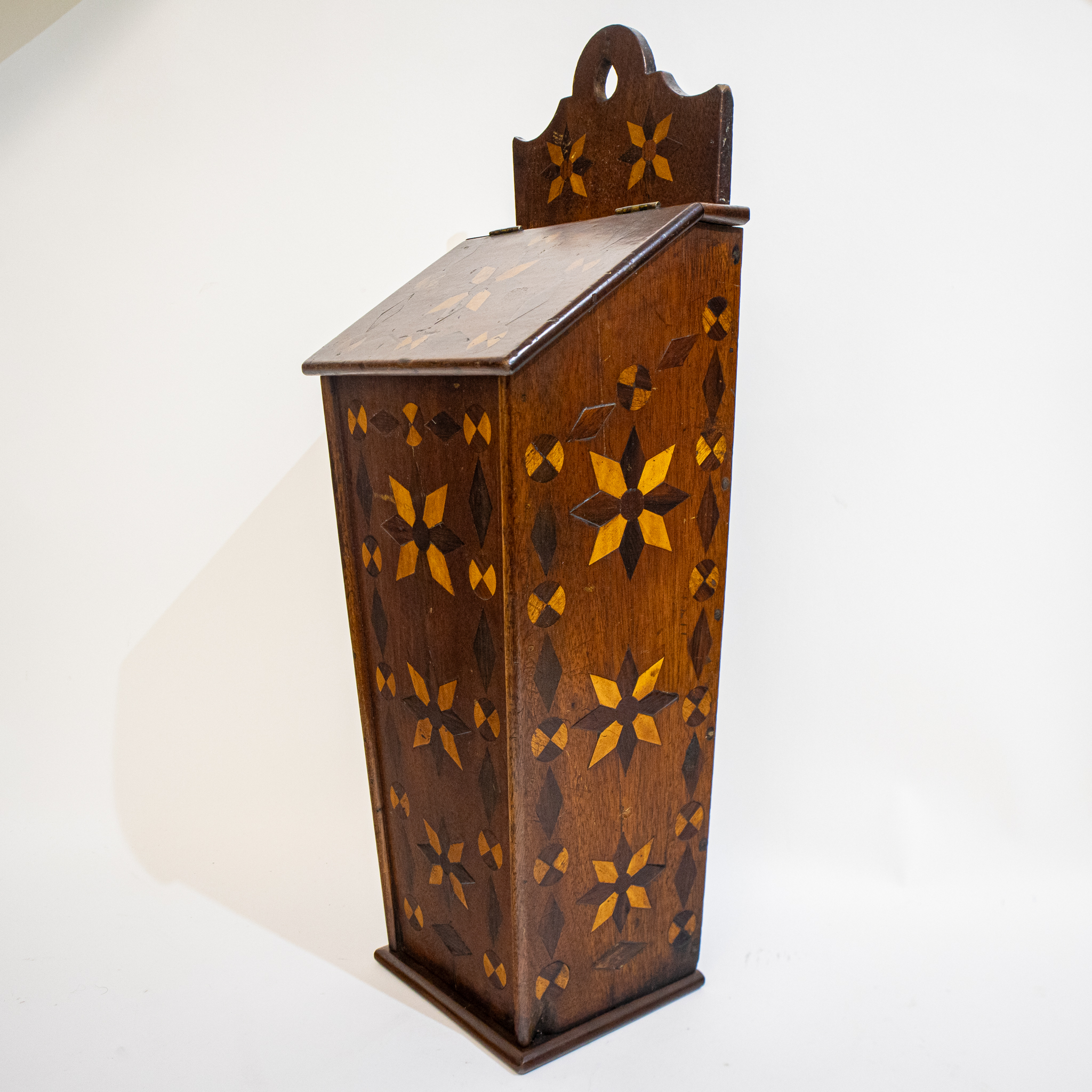 Georgian Marquetry Wall Hanging Box