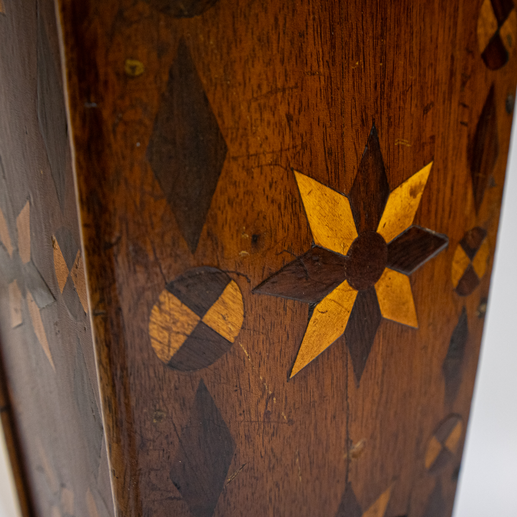 Georgian Marquetry Wall Hanging Box
