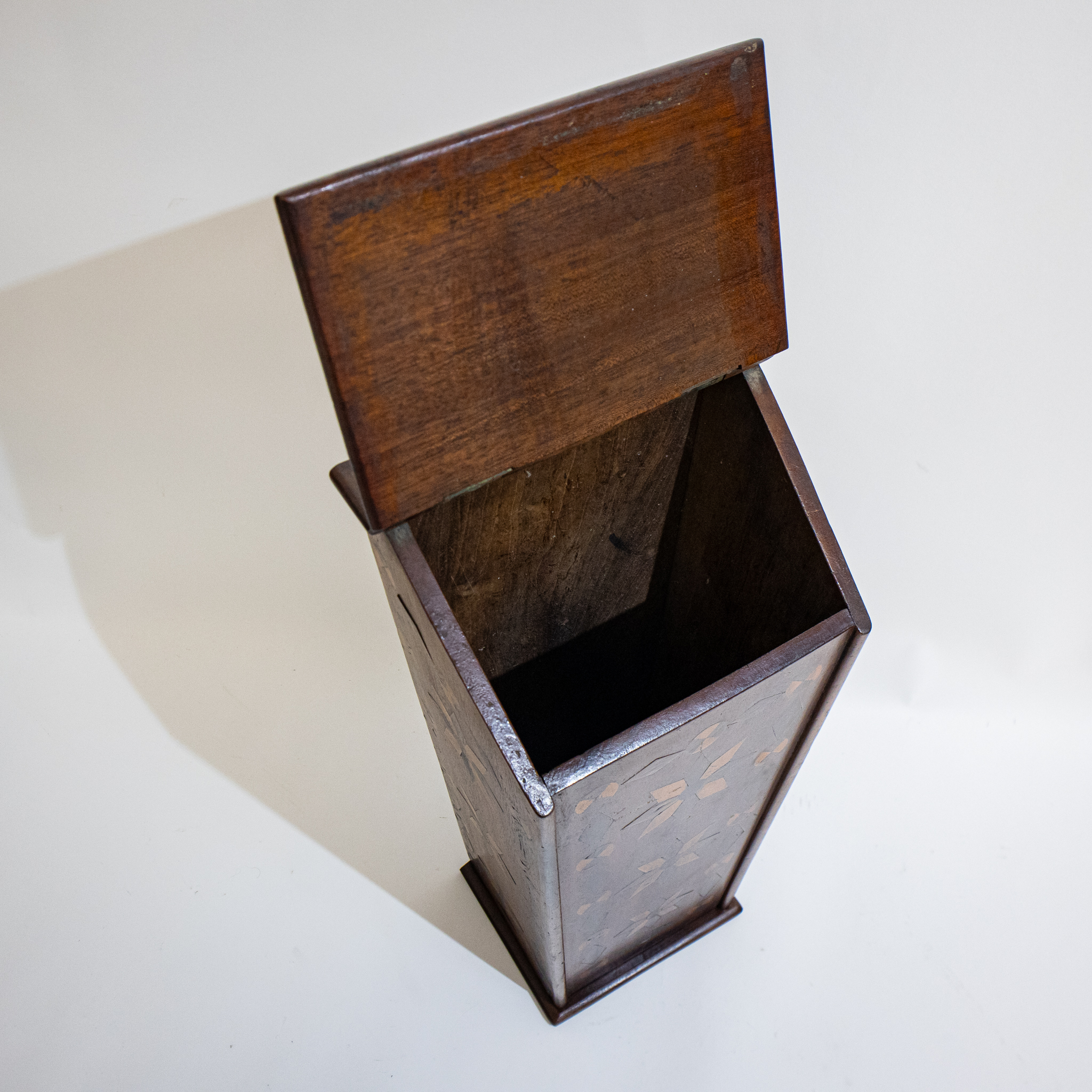 Georgian Marquetry Wall Hanging Box