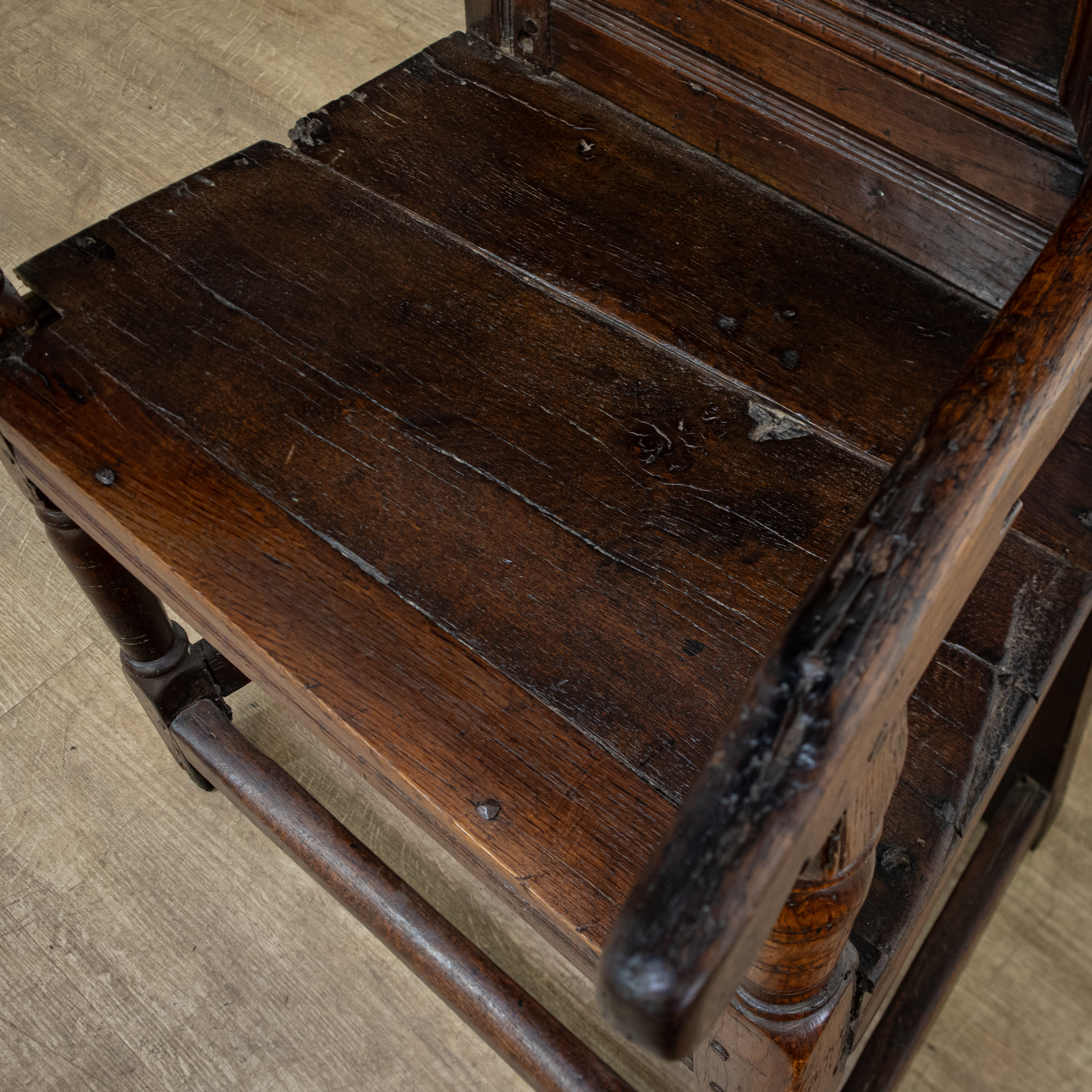 18th Century Oak Wainscot Chair