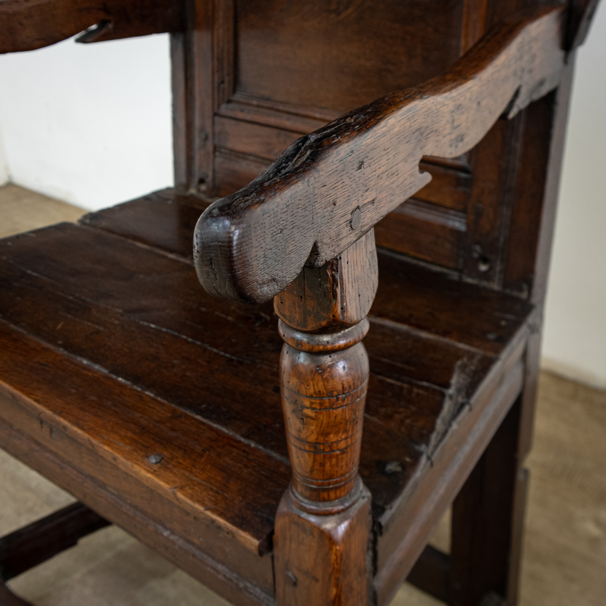 18th Century Oak Wainscot Chair