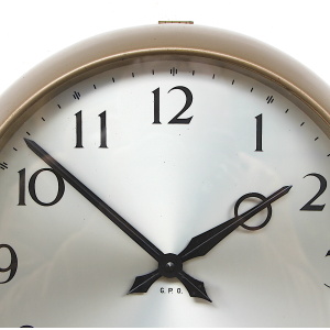 Post Office Clock by SYNCHRONOME, 1966