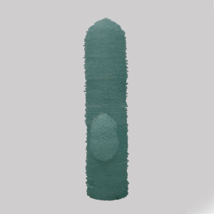 Poliarte Mid-century Modern Murano Glass Water Green Floor Lamp "Cactus", 1970s