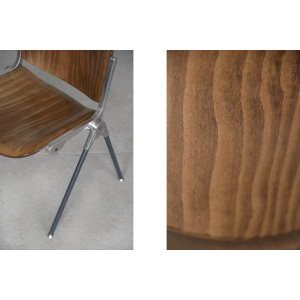 Vintage Italian Desk Chair Agorà by Paolo Favaretto for Emmegi, 1970s, Set of 2