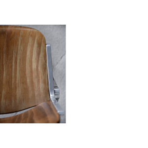Vintage Italian Desk Chair Agorà by Paolo Favaretto for Emmegi, 1970s, Set of 2