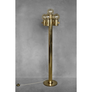 Sculptural Gold Floor Lamp with 5 Lights by Hans-Agne Jakobsson for Hans-Agne Jakobsson AB, 1960s