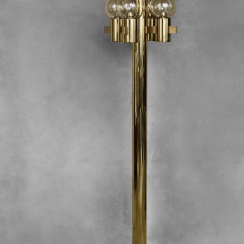 Sculptural Gold Floor Lamp with 5 Lights by Hans-Agne Jakobsson for Hans-Agne Jakobsson AB, 1960s