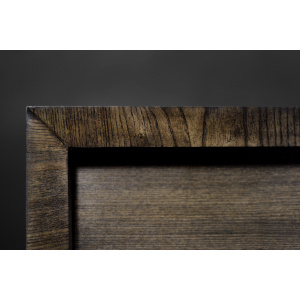 Mid-Century Modern Long Scandinavian Ash Sideboard with Matte Metal Handles, 1960s