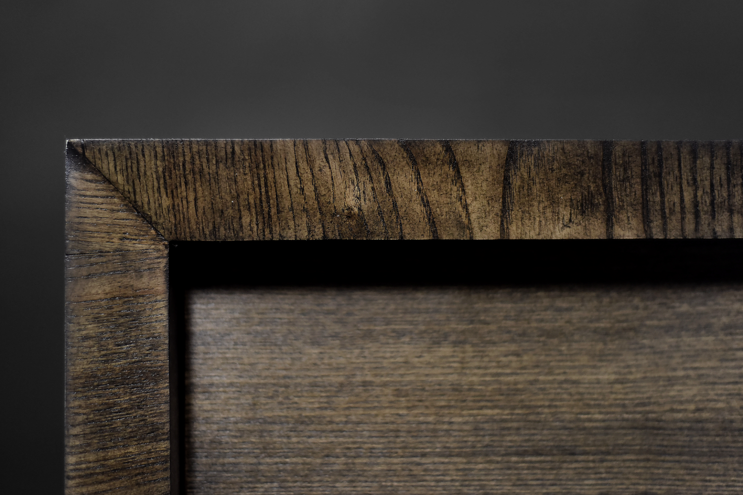 Mid-Century Modern Long Scandinavian Ash Sideboard with Matte Metal Handles, 1960s
