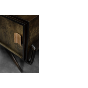 Mid-Century Scandinavian Modern Birch Sideboard with a Futuristic Base, 1960s