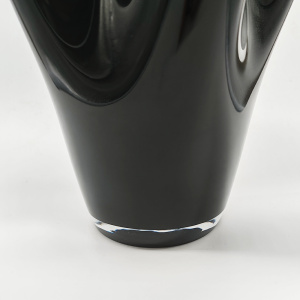 Vintage Big Jacketed Fazzoletto Vase in Murano Glass - 1960s