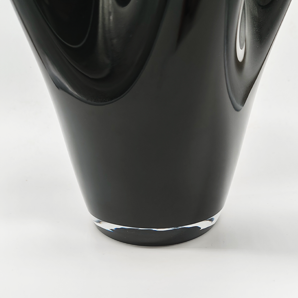 Vintage Big Jacketed Fazzoletto Vase in Murano Glass - 1960s