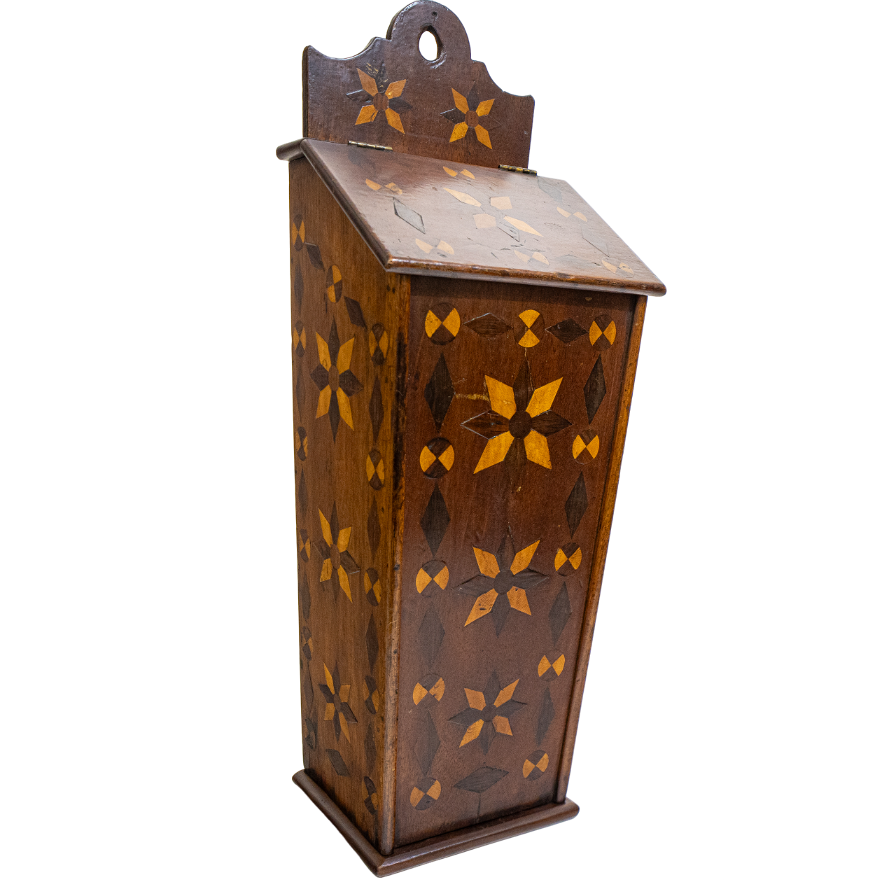 Georgian Marquetry Wall Hanging Box