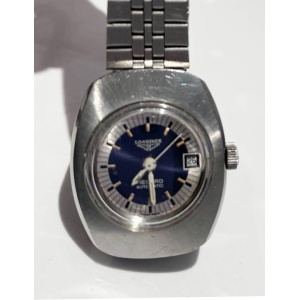 1970s Longines Record Automatic Steel Watch